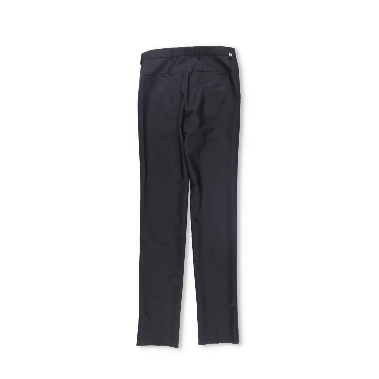 GIVENCHY Mens Trousers Black Straight Leg Button Closure Wool Blend 46 RRP 600 — View 8
