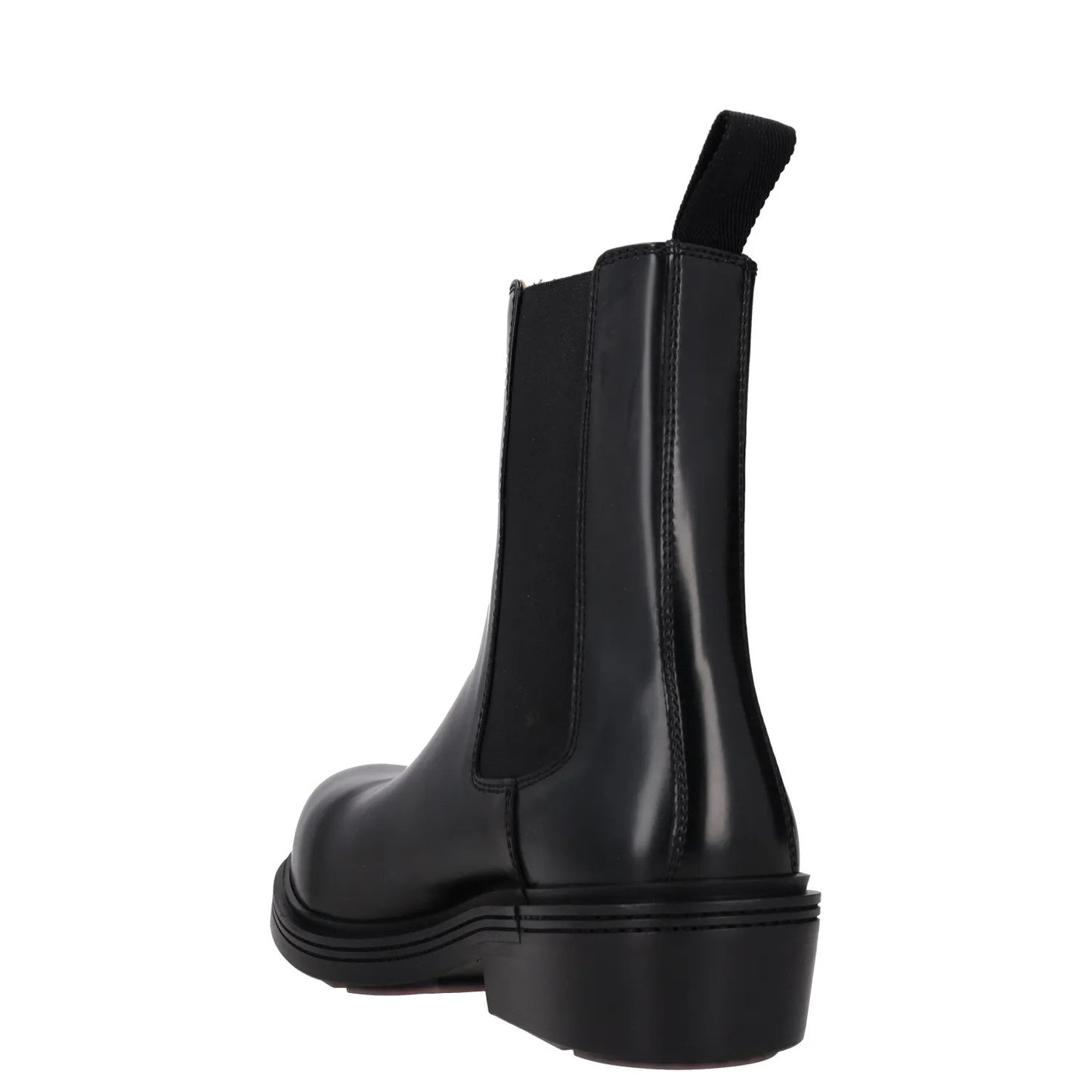 BOTTEGA VENETA Womens Chelsea Ankle Boot Vinyl Leather Black UK 4 RRP 1445 — View 5