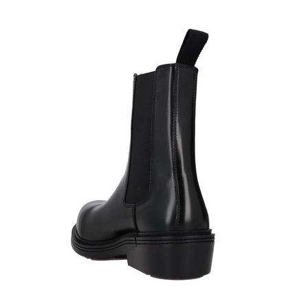 BOTTEGA VENETA Womens Chelsea Ankle Boot Vinyl Leather Black UK 4 RRP 1445 — View 5