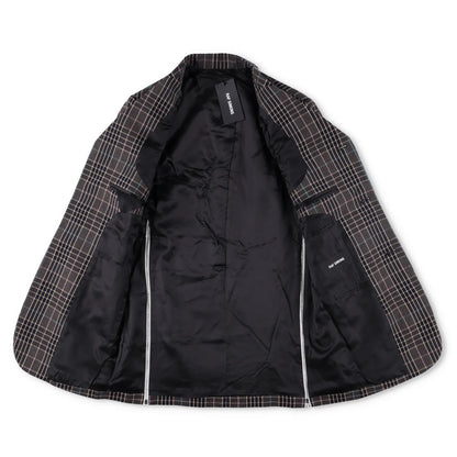RAF SIMONS Mens Plaid Cotton Blend Jacket Multicoloured Casual RRP 750 — View 10