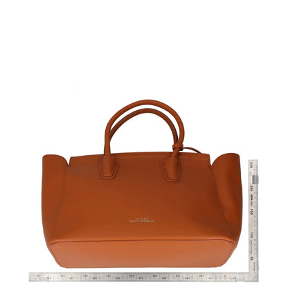 ATELIERS SAINT GERMAIN Womens Satchel Top Handle Bag Brown Leather L RRP689 — View 10