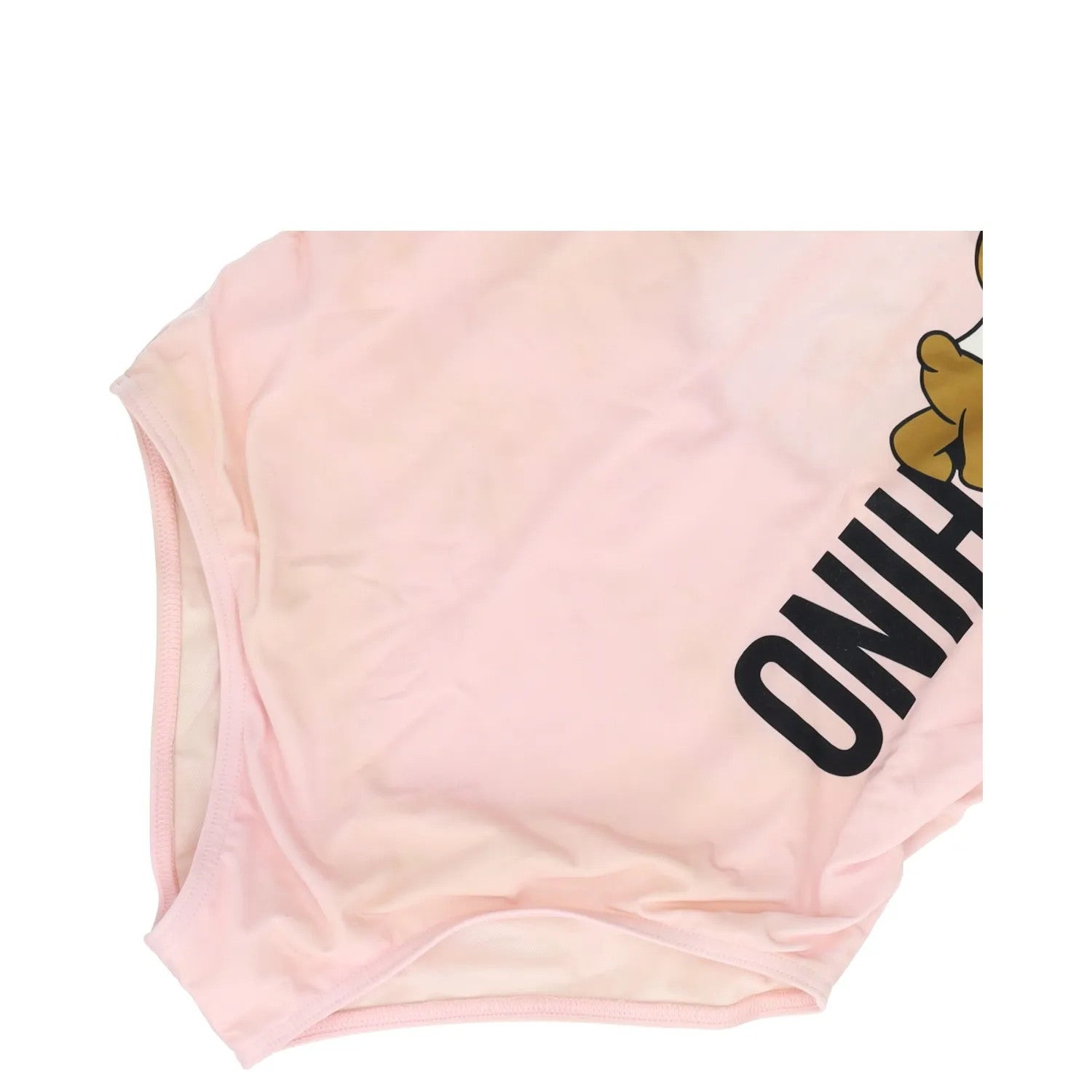 MOSCHINO KIDS Girls Climbing Toy Swimsuit Pink One Piece Logo  Years RRP 88 — View 3