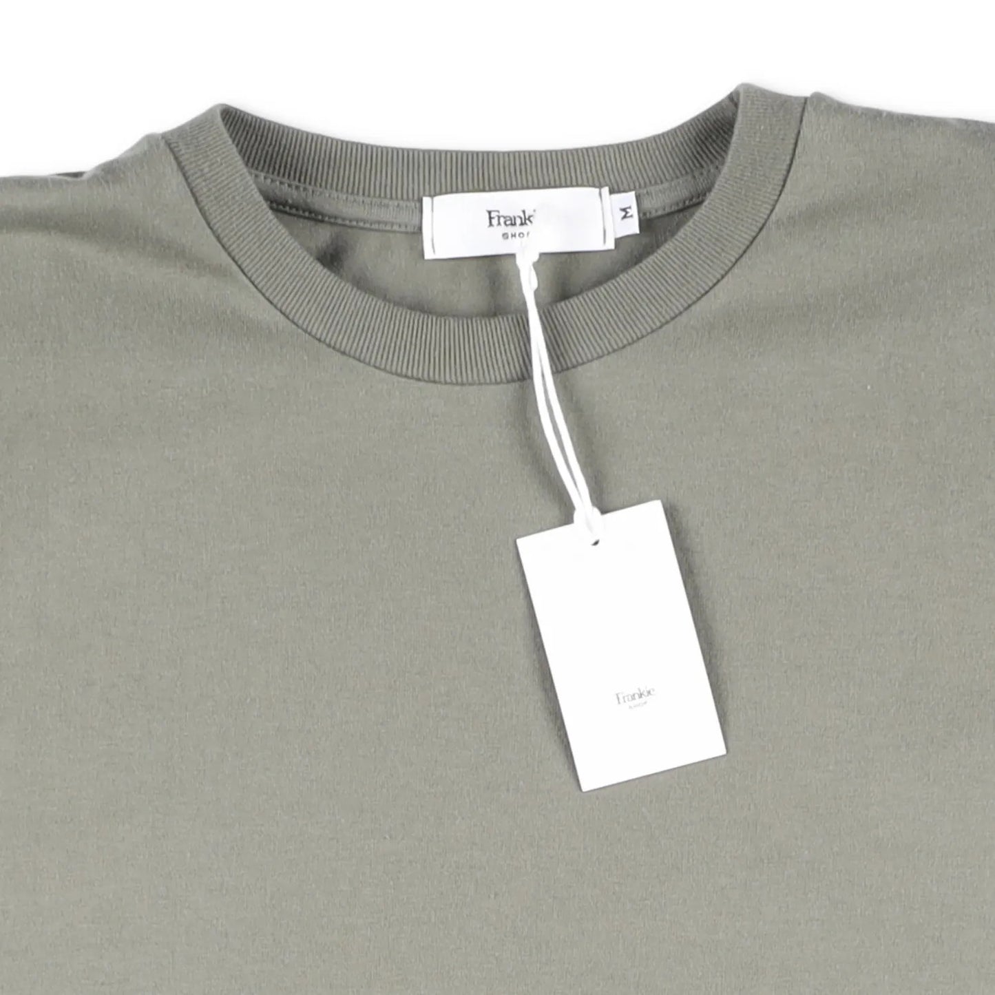 FRANKIE SHOP Mens T-Shirt Grey Crew Neck Short Sleeve Cotton Size M RRP 125 — View 6