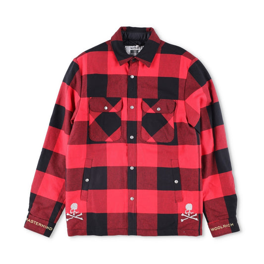 WOOLRICH X MASTERMIND Japan Buffalo Checked Jacket Red Cotton S/XS  RRP750