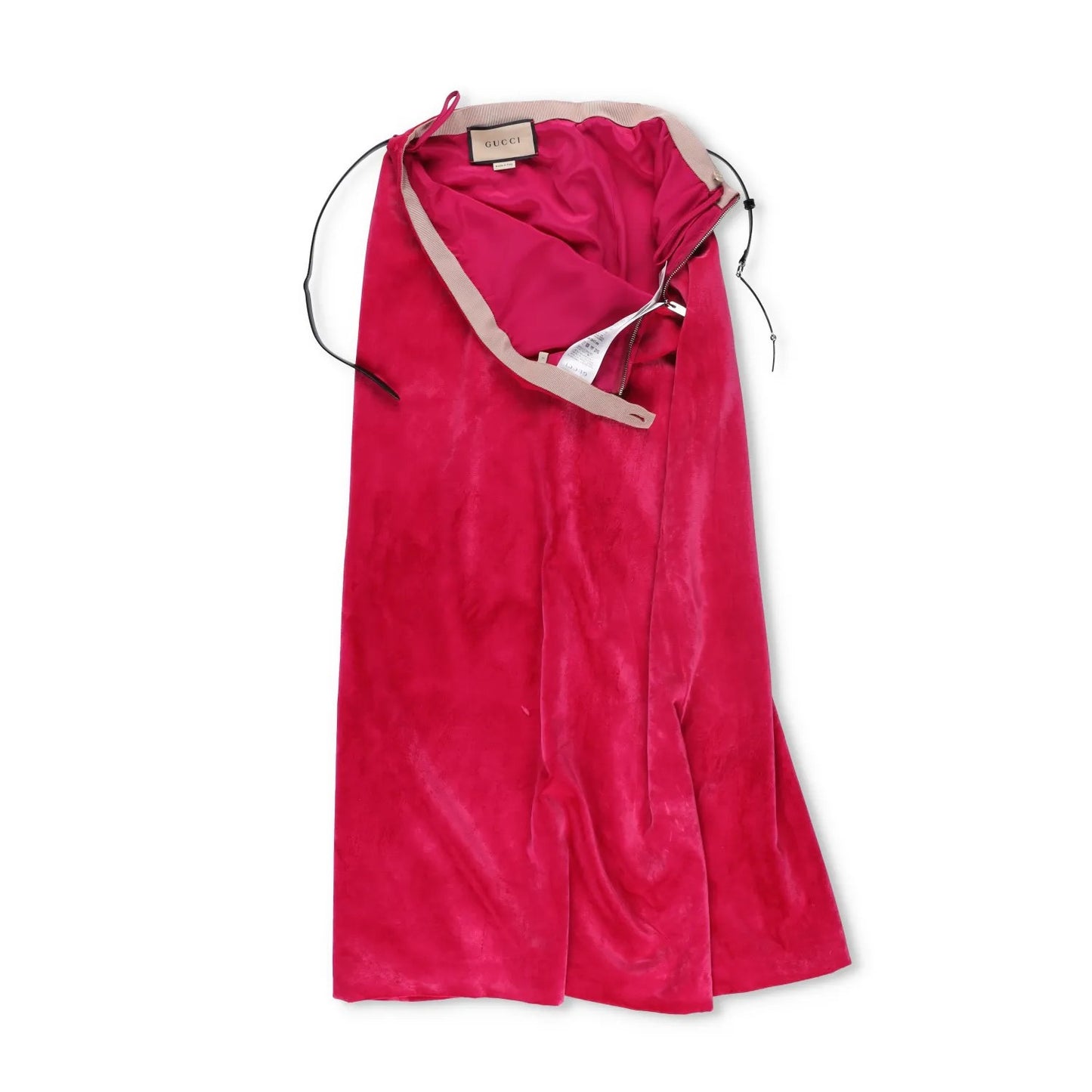 GUCCI Women Aline Maxi Skirt Mid Waist Aline A-Line Burgundy Red Size 40 RRP2100 — View 11