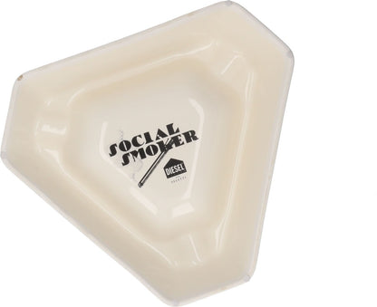 SELETTI X Diesel Social Smoker Ashtray Porcelain Glossy White Square OS RRP 130 — View 9