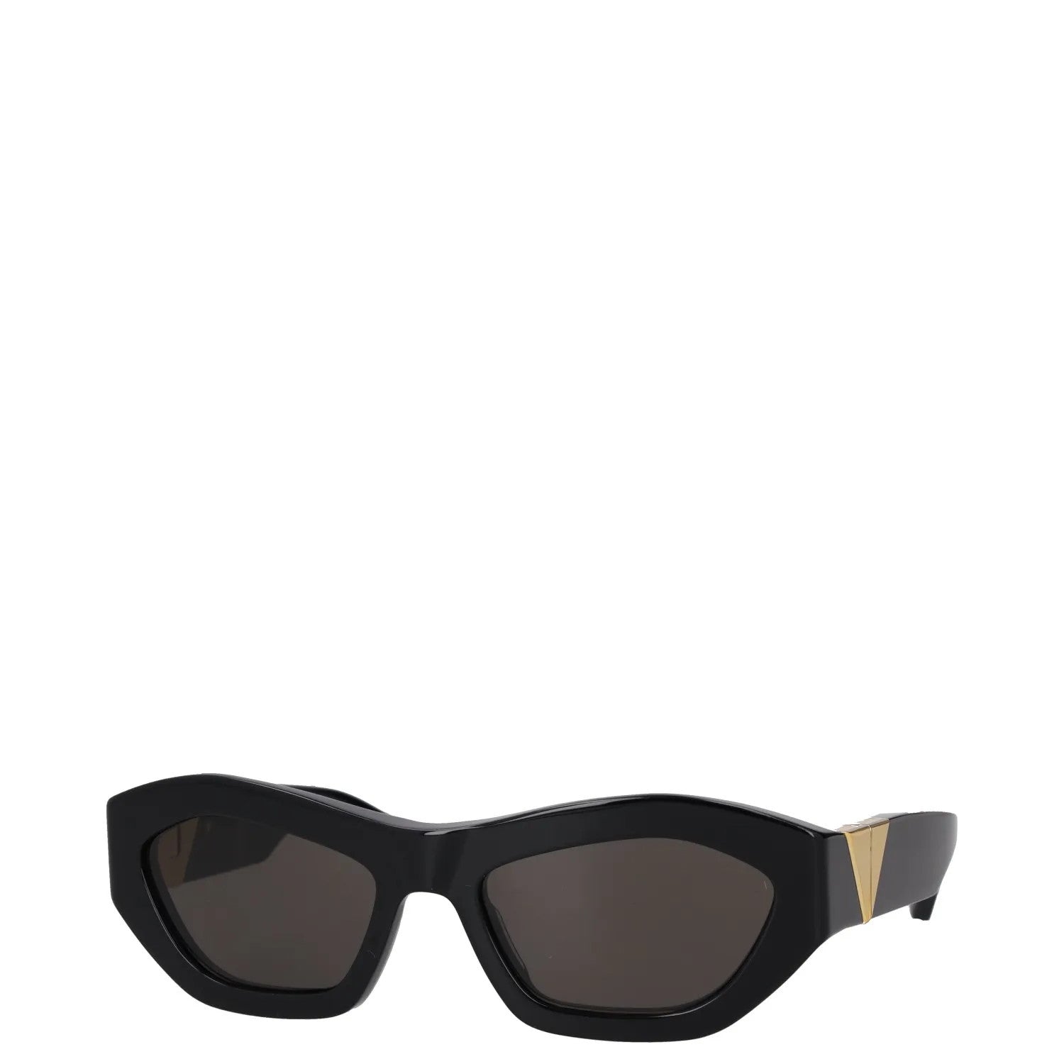 BOTTEGA VENETA Womens Sunglasses Geometric Black Acrylic Tinted Lenses OS RRP385 — View 2
