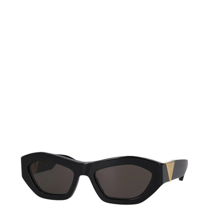 BOTTEGA VENETA Womens Sunglasses Geometric Black Acrylic Tinted Lenses OS RRP385 — View 2