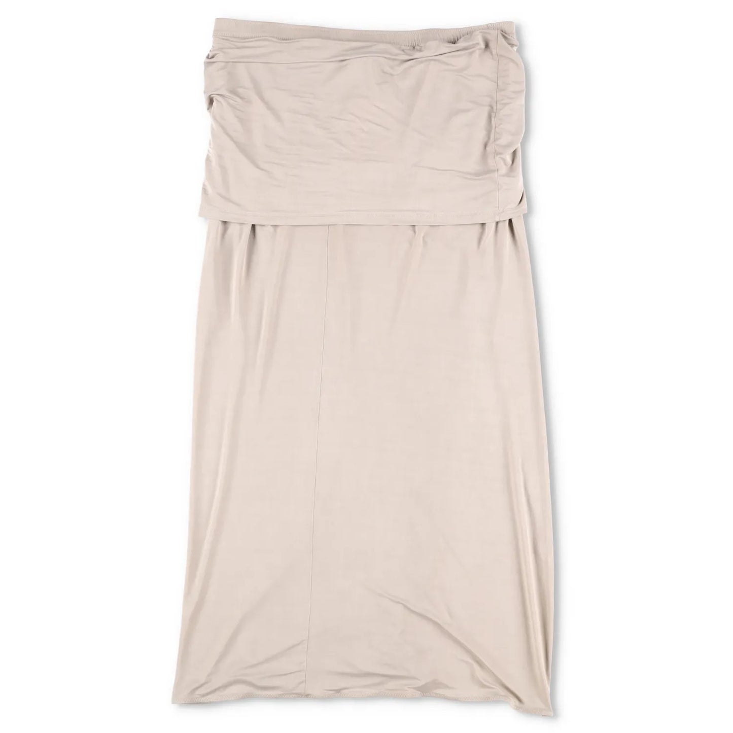 JACQUEMUS Womens Jupe Pareo Croissant Midi Skirt Slit A-Line Beige XXL RRP 520 — View 9