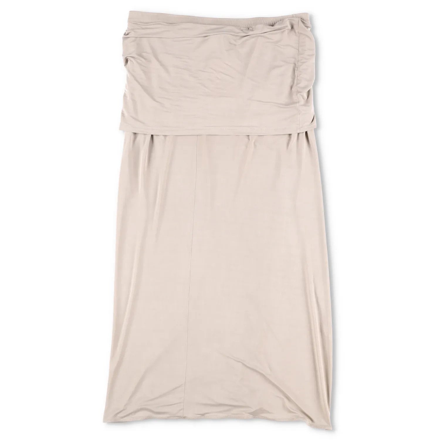 JACQUEMUS Womens Jupe Pareo Croissant Midi Skirt Slit A-Line Beige XXL RRP 520 — View 9