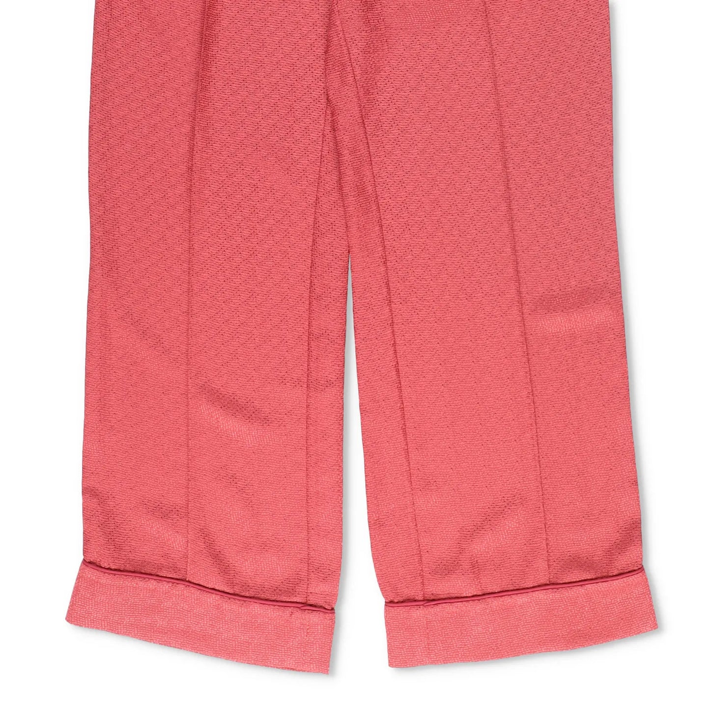 SLEEPER Women Sleeper Pastelle Oversized Jacquard Pyjama Pants Red XXS/XS RRP215 — View 4
