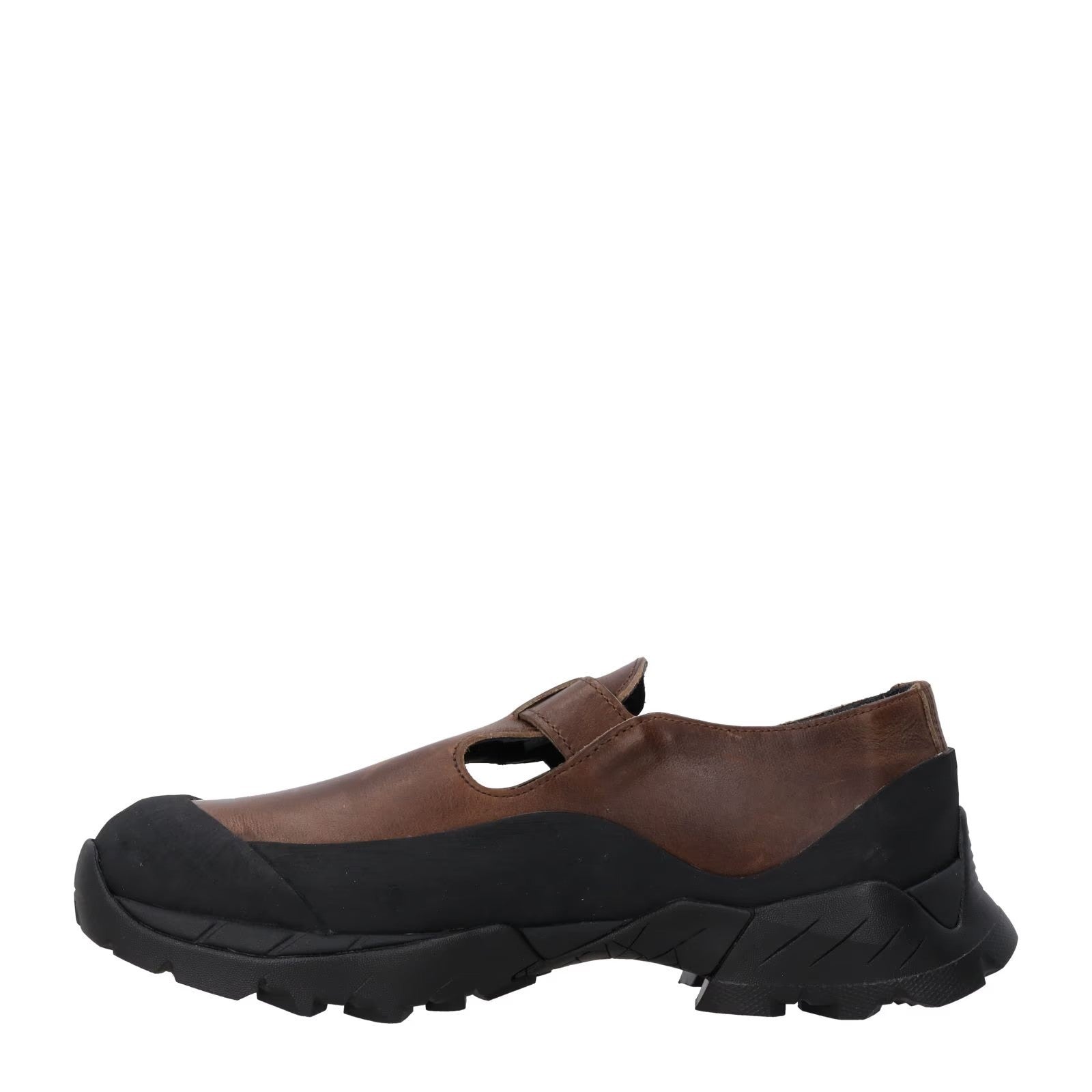 ROA HIKING Mens Mary Jane Brown Leather Sneaker Hook Loop Low Top UK 10 RRP 435 — View 4