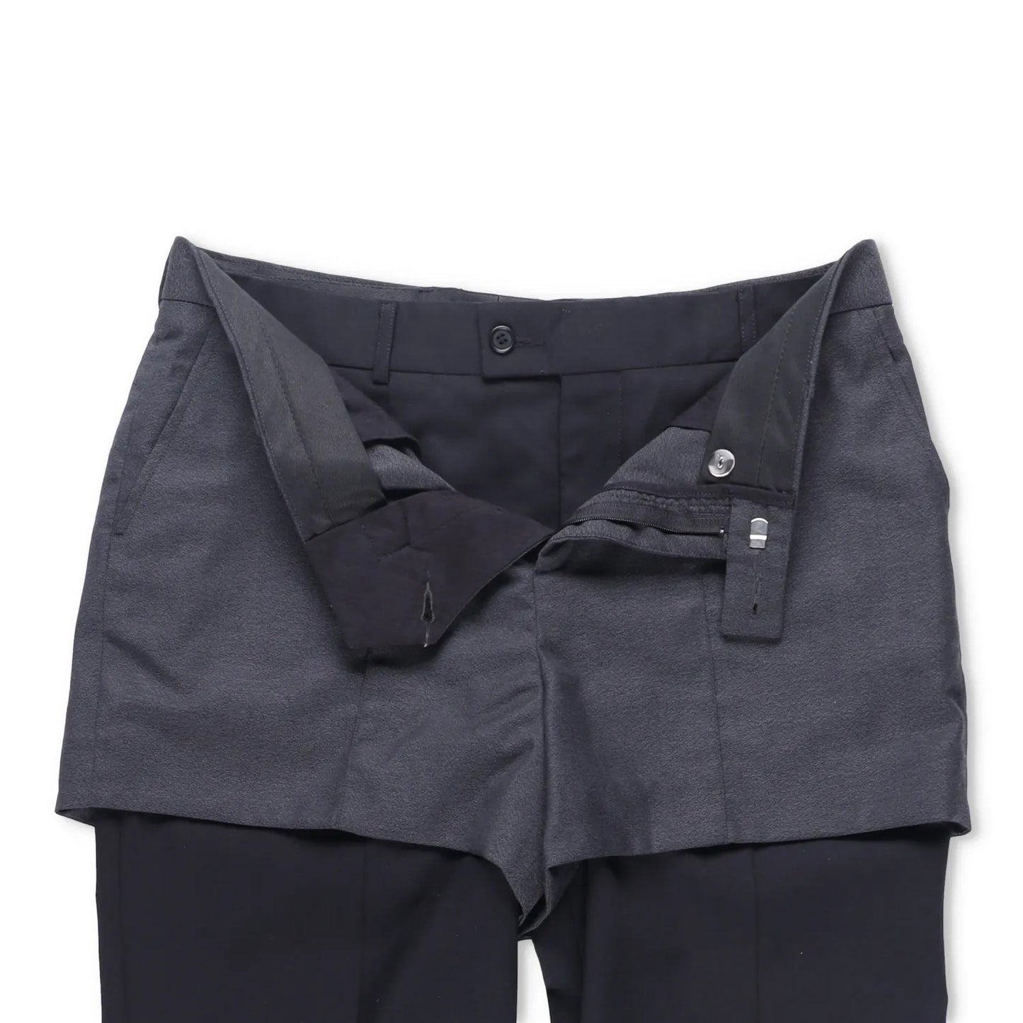 BETTTER Womens Double Waistband Trousers Black Grey Slim Leg Size M RRP 800 — View 6
