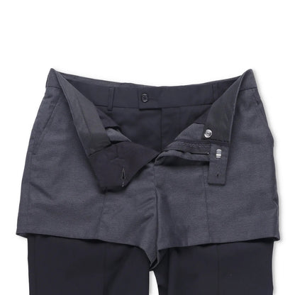 BETTTER Womens Double Waistband Trousers Black Grey Slim Leg Size M RRP 800 — View 6