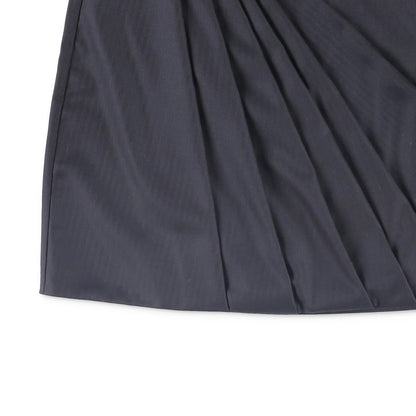 RACIL Women Misha Herringbone Wool High Waisted Mini Draped Skirt Black 3 RRP420 — View 3