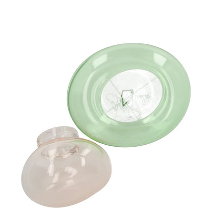 HELLE MARDAHL STUDIO Decoration Container Green Clear Glass Size S RRP 400 — View 8