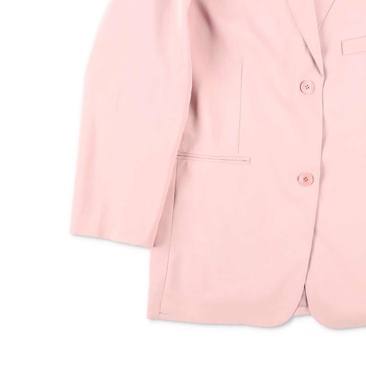 FRANKIE SHOP Mens Pink Blazer Button Closure Pockets Size XS - S RRP 200 — View 3