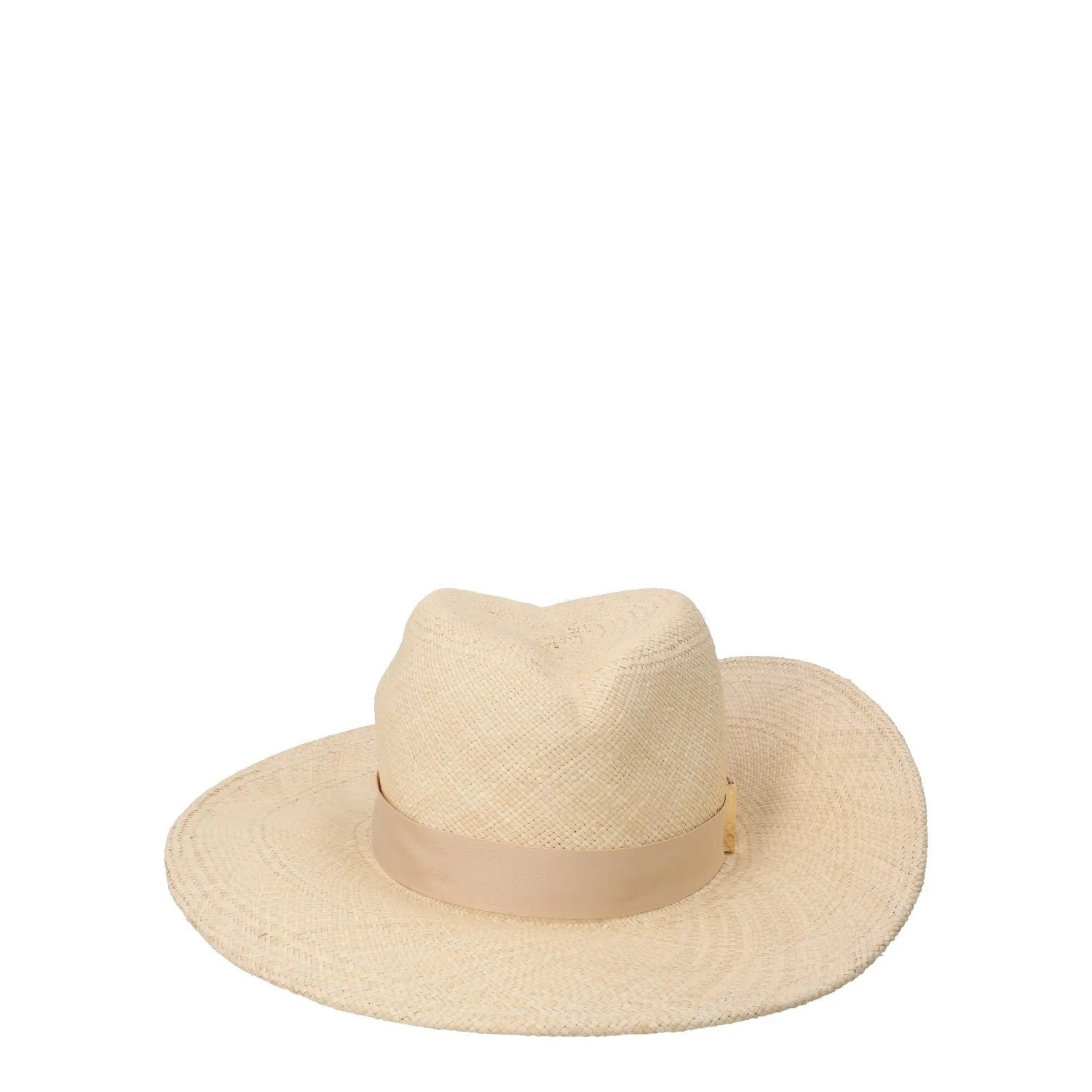 GIGI BURRIS Jeanne Boater Hat Beige Sun Hat Women Elegant Design One Size RRP365 — View 2