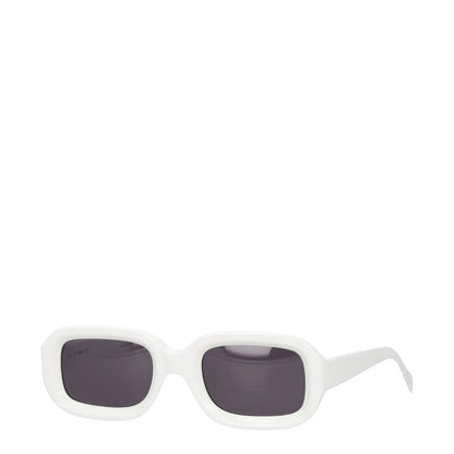 ILLESTEVA Womens Square Sunglasses White Acrylic Frame Dark Lens One Size RRP225 — View 2