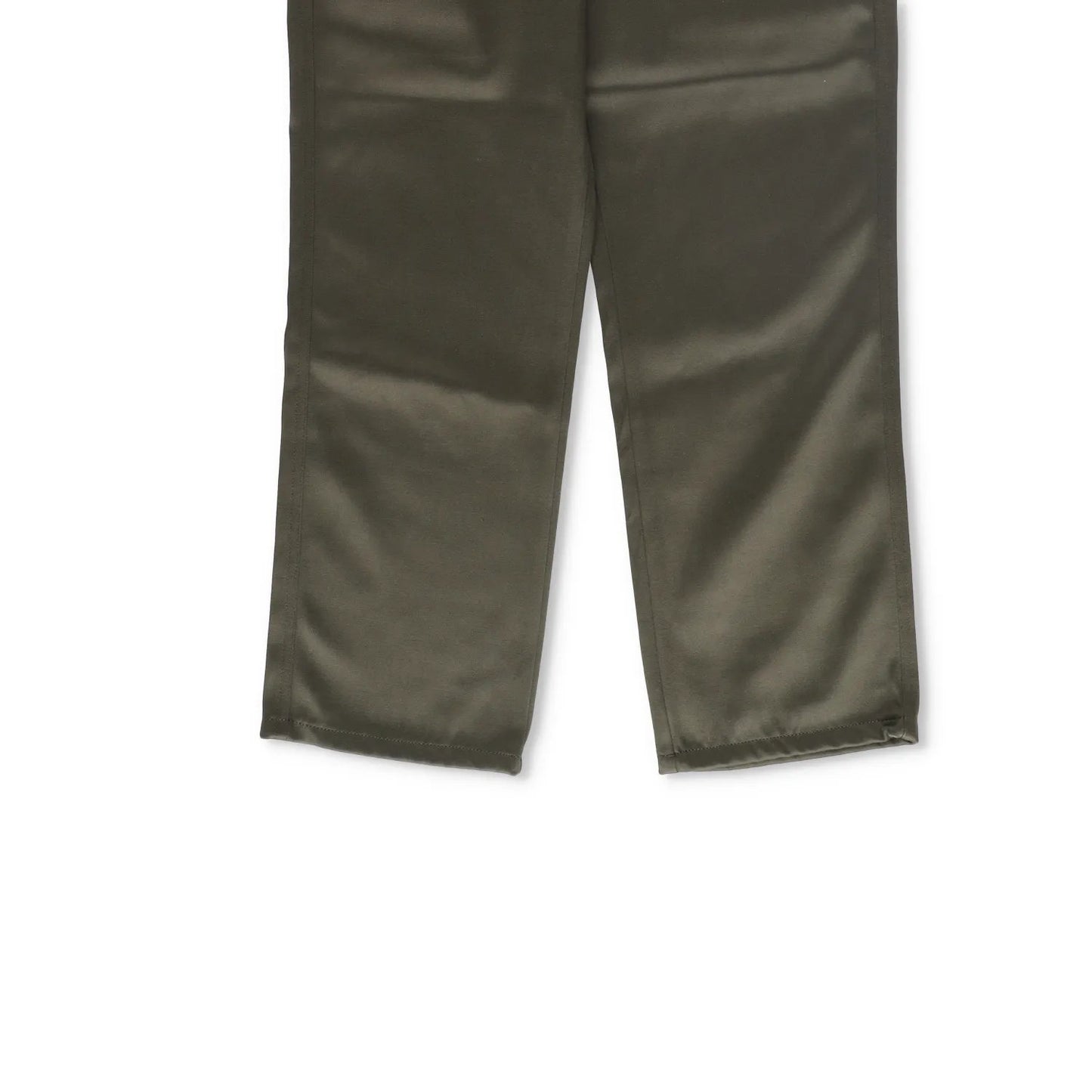 AMI Mens Trousers Green Mid Rise Straigh Leg Slash Pockets Cotton Size 27 RRP225 — View 4