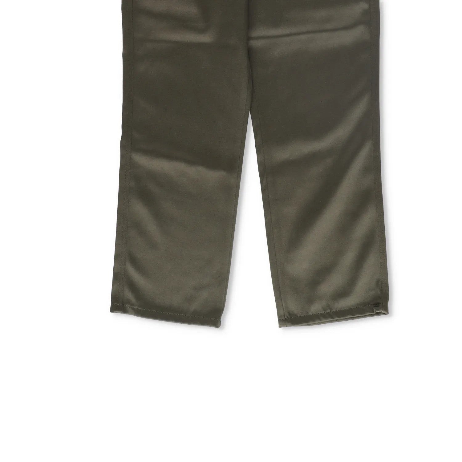 AMI Mens Trousers Green Mid Rise Straigh Leg Slash Pockets Cotton Size 27 RRP225 — View 4