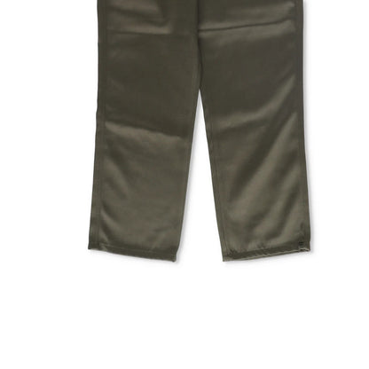 AMI Mens Trousers Green Mid Rise Straigh Leg Slash Pockets Cotton Size 27 RRP225 — View 4