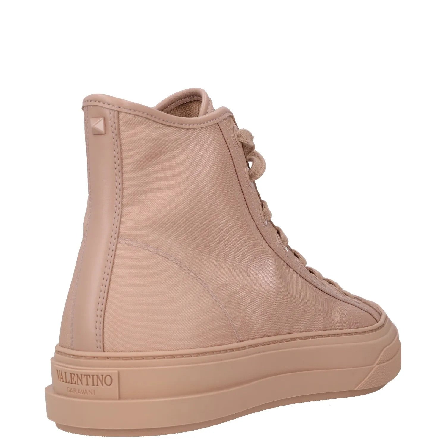 VALENTINO Mens Trainers Pink Synthetic Sneaker High Top Lace Up UK 9 RRP 600 — View 6