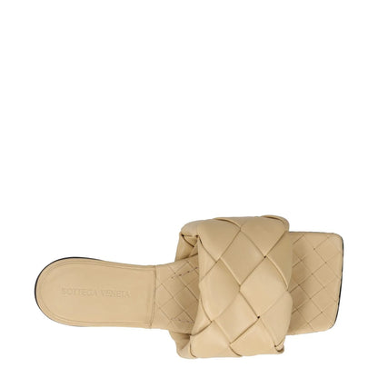 BOTTEGA VENETA Womens Sliders Flat Beige Leather Woven Slip On UK 4.5 RRP 1010 — View 7