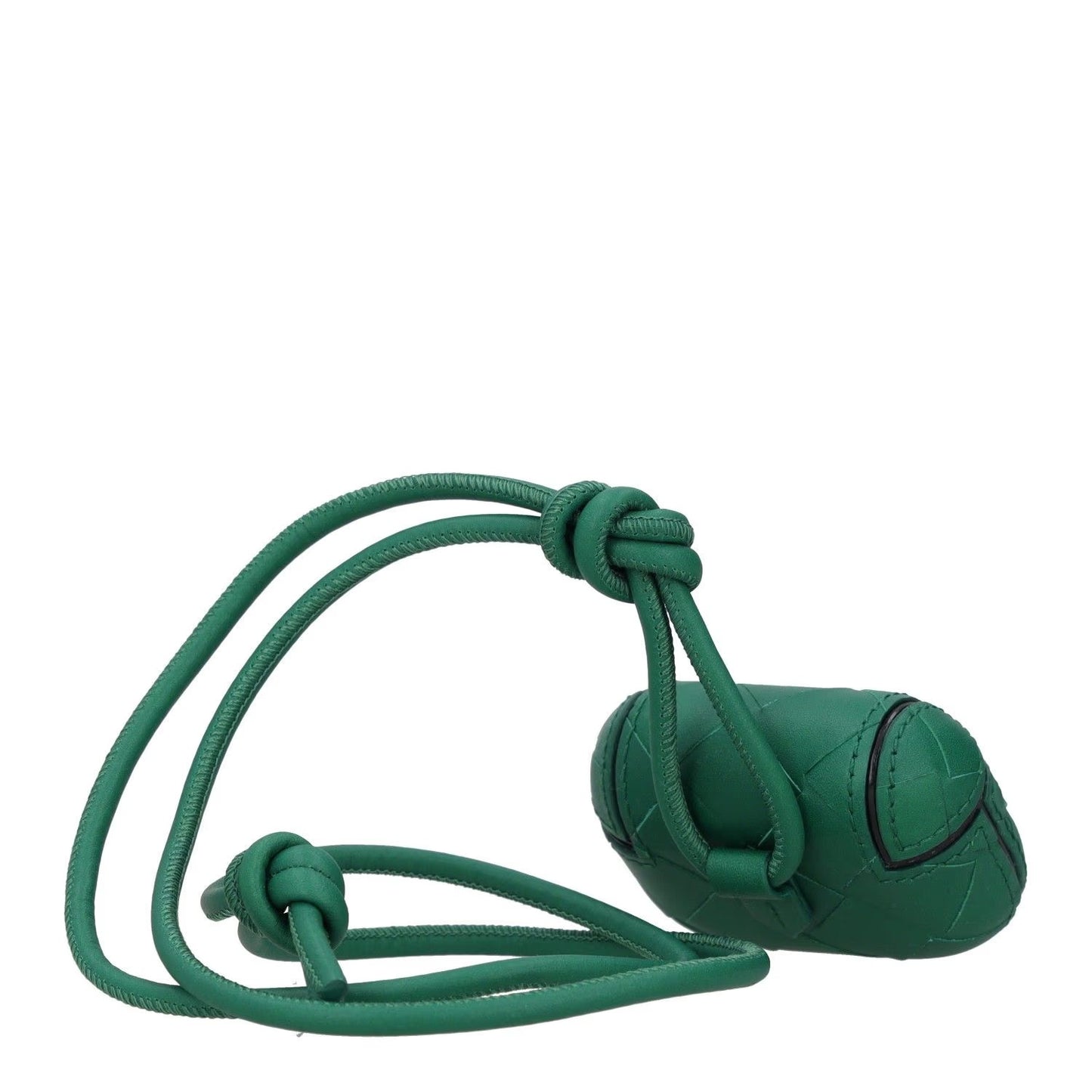 BOTTEGA VENETA Carry Case Strap For Apple AirPods Pro Green Leather OS RRP 470 — View 4