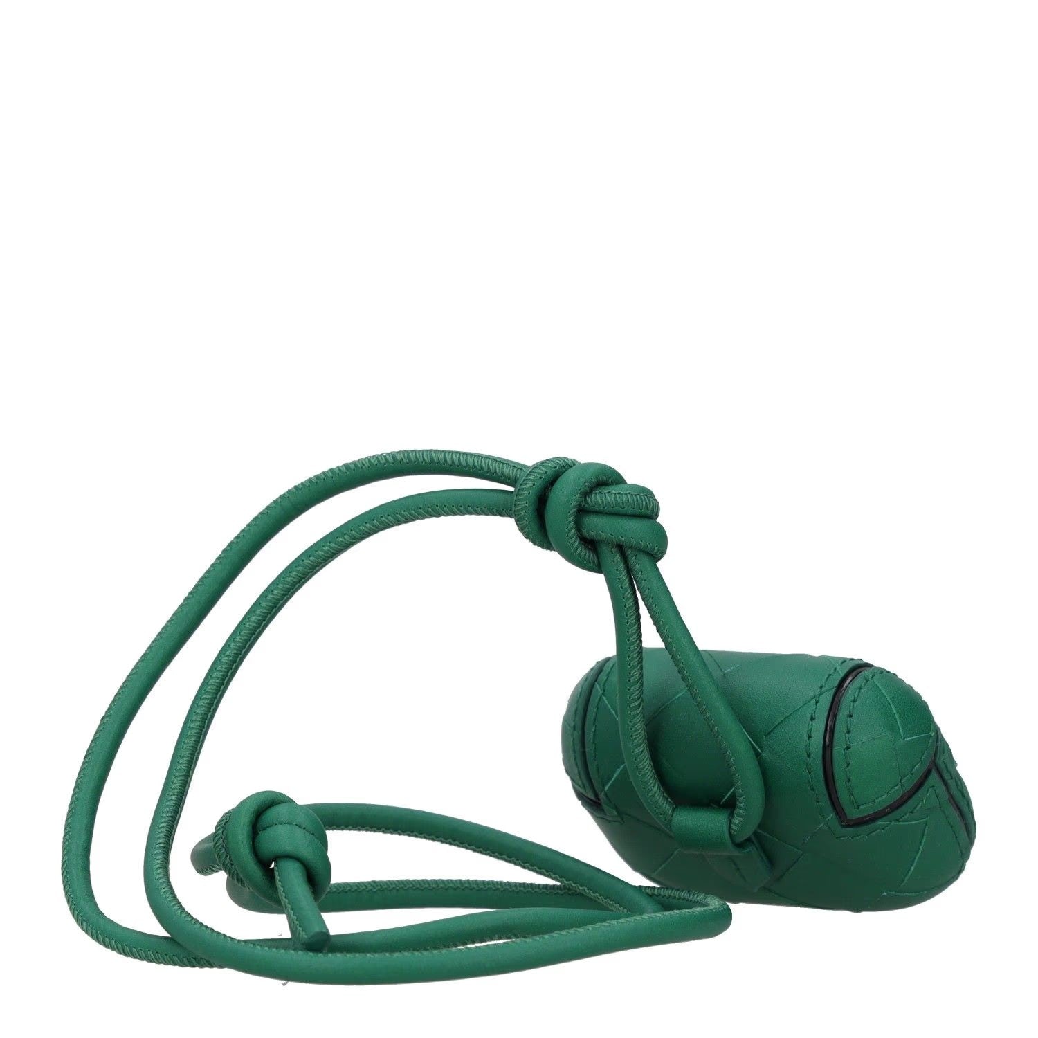 BOTTEGA VENETA Carry Case Strap For Apple AirPods Pro Green Leather OS RRP 470 — View 4