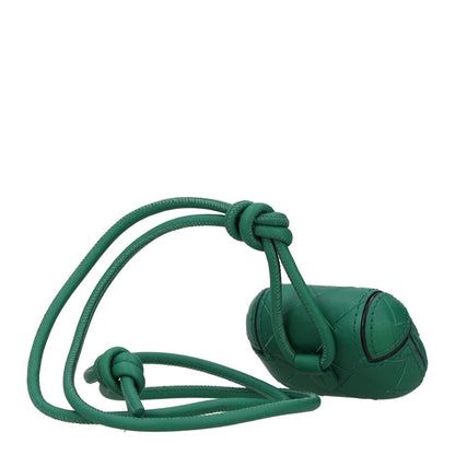 BOTTEGA VENETA Carry Case Strap For Apple AirPods Pro Green Leather OS RRP 470 — View 4