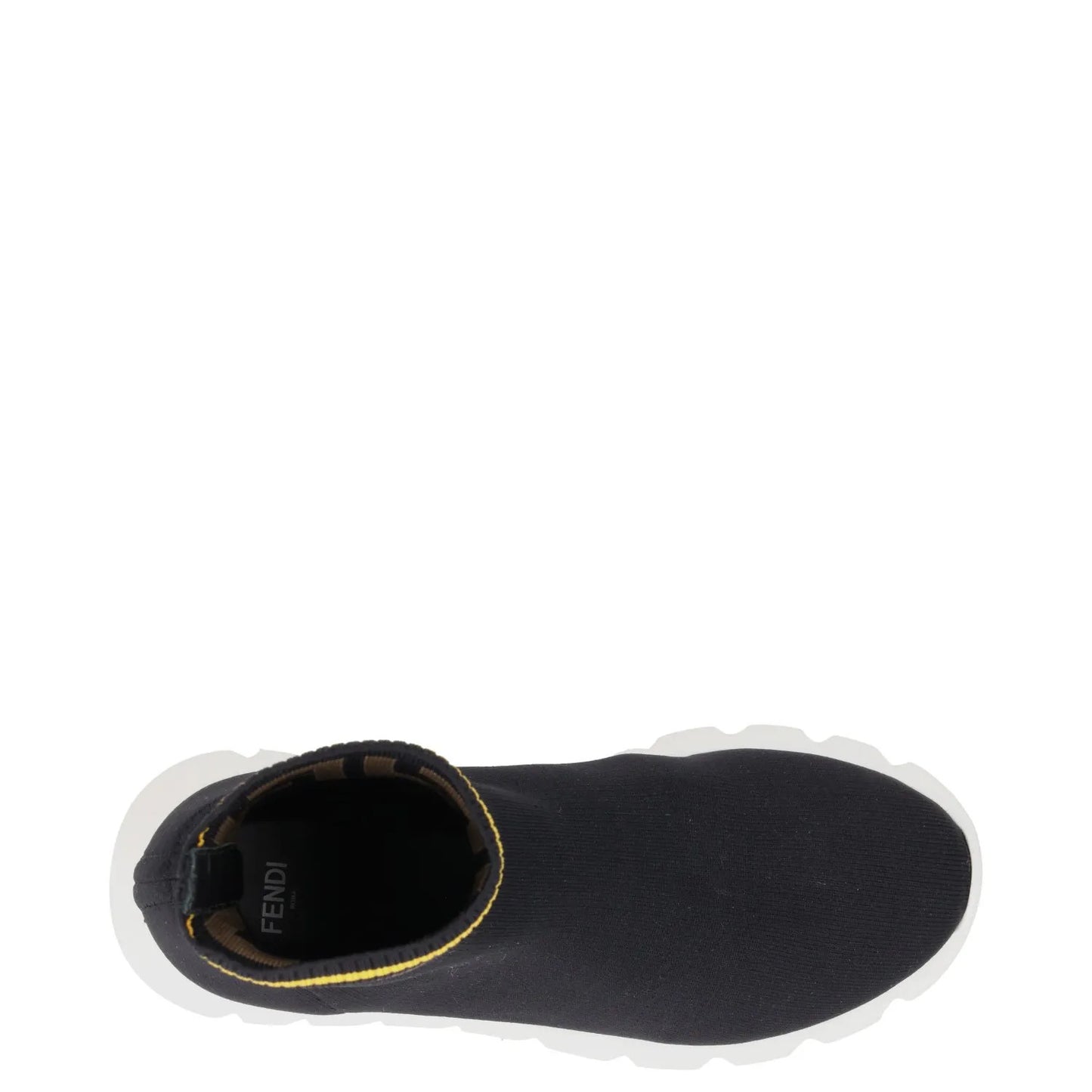 FENDI Boys Trainers Black Synthetic Knit Sock  Pull On Rubber Sole EU 31 RRP 175 — View 7