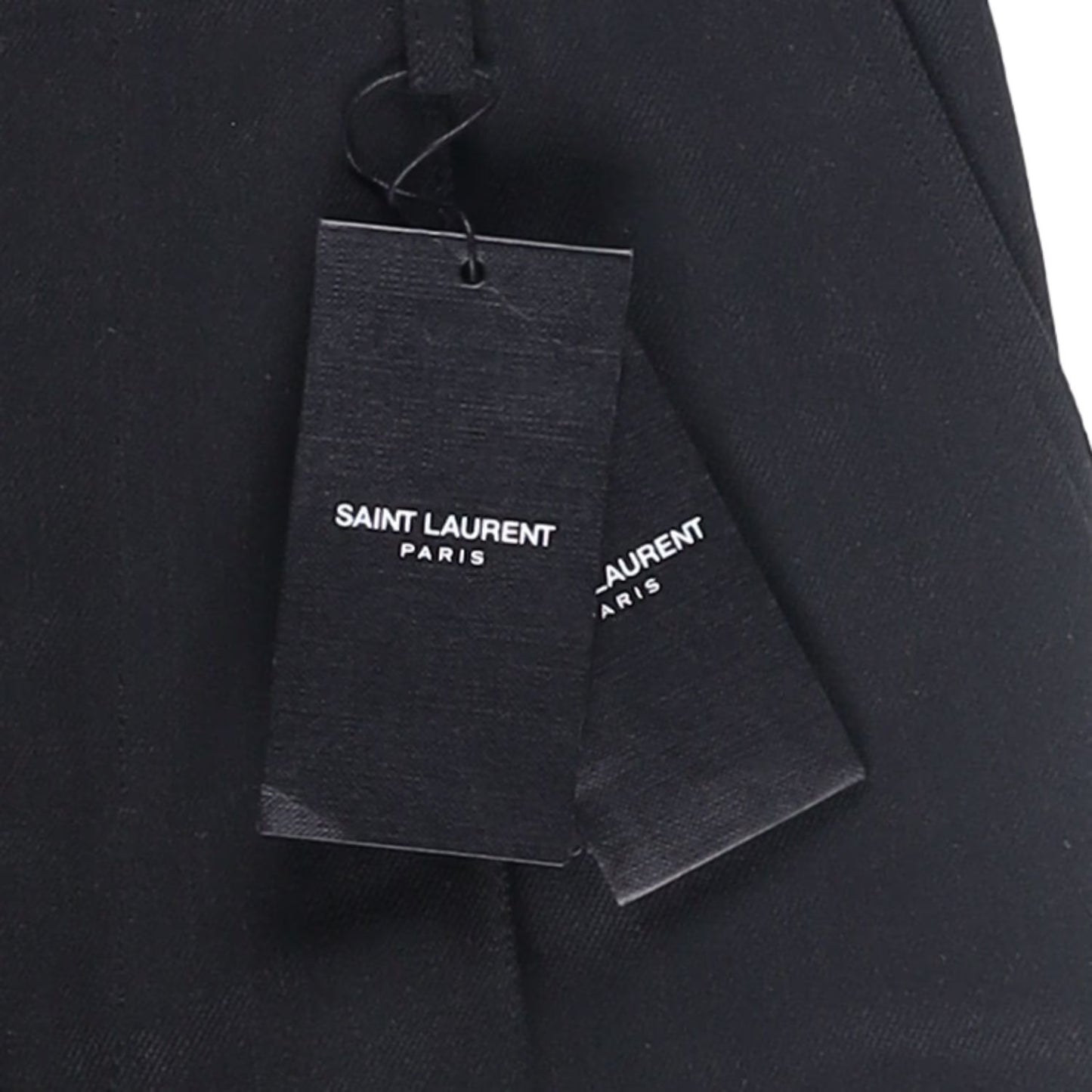 SAINT LAURENT Womens Jeans Straight Leg High Waist Denim Black 40 RRP 660 — View 12