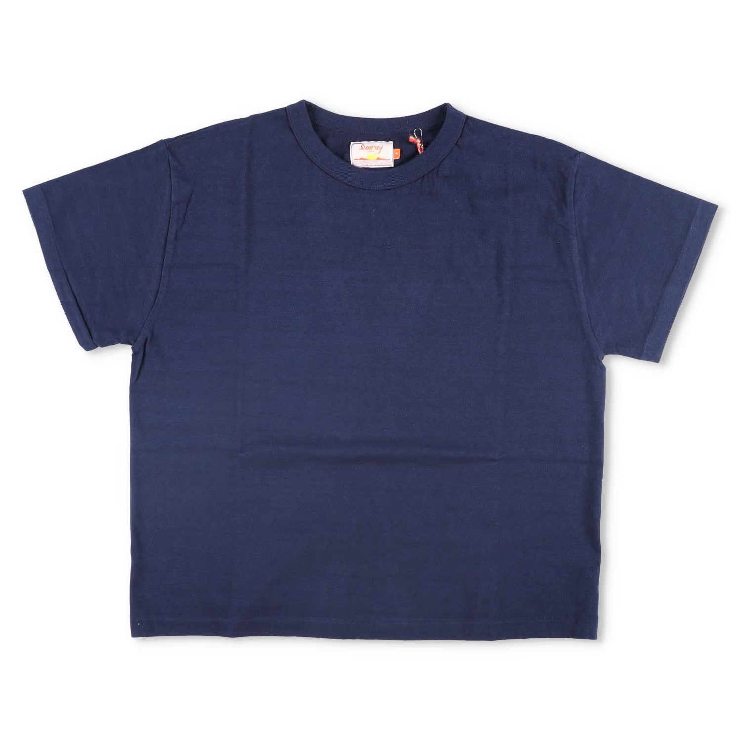 Sunray Mens T-Shirt Navy Blue Crew Neck Short Sleeve Cotton Size 4 RRP 65