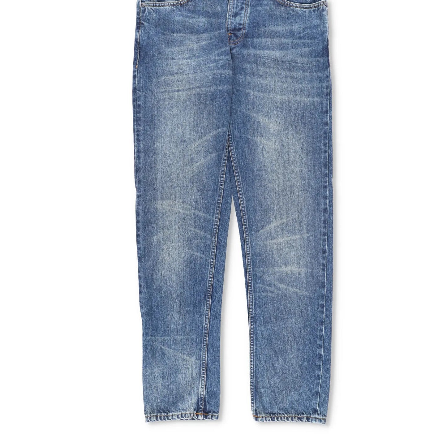 NUDIE JEANS Mens Jeans Steady Eddie Ii Stormy Selvedge Straight Blue 29 RRP 200 — View 3
