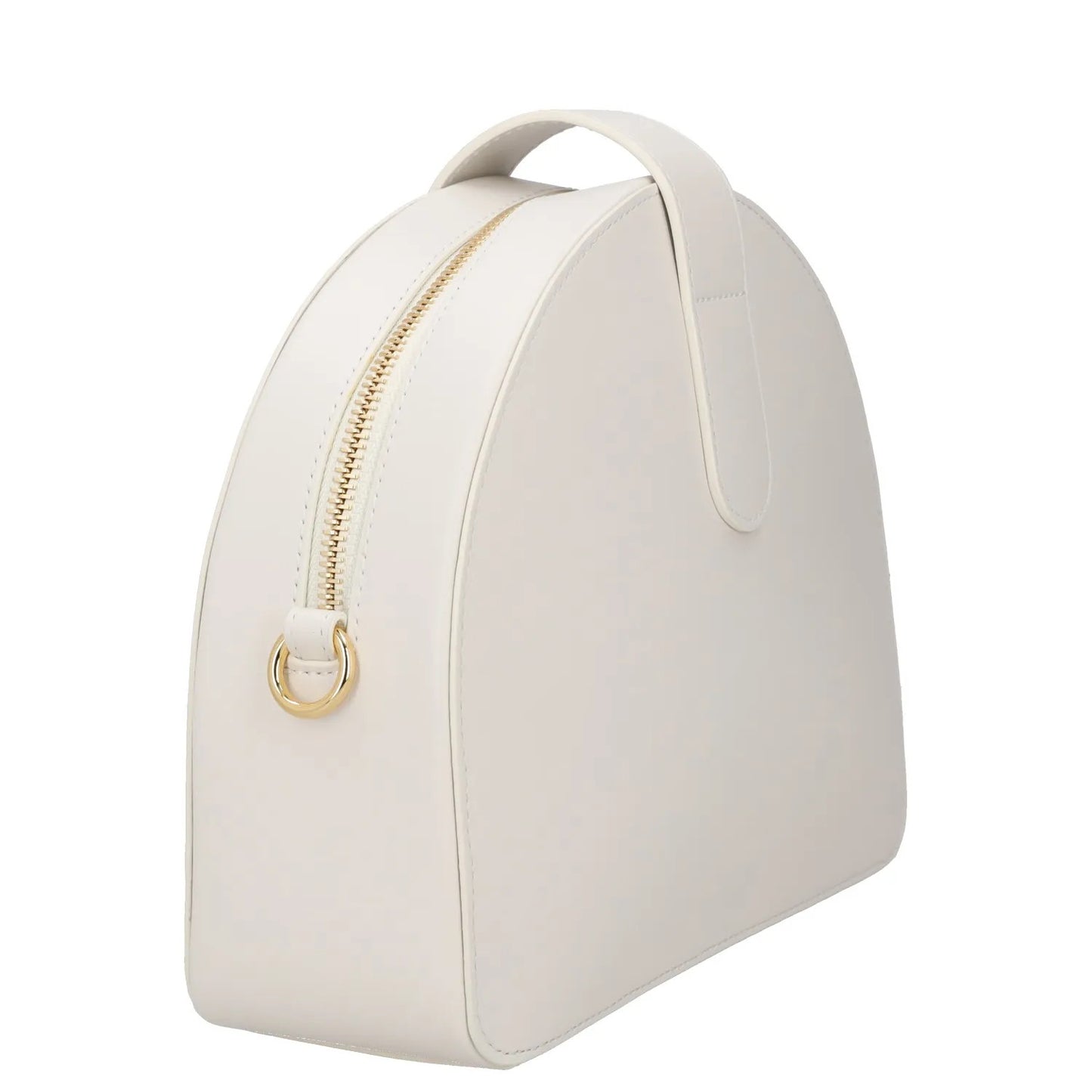 COMPLET Womens Midge Crossbody Bag Leather White Snap Closure Zip Size M RRP 500 — View 3