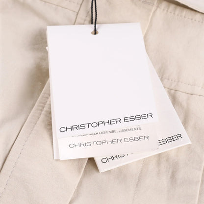 CHRISTOPHER ESBER Womens Cocosolo Trousers Putty Slim Leg Beige Size 10 RRP 540 — View 9