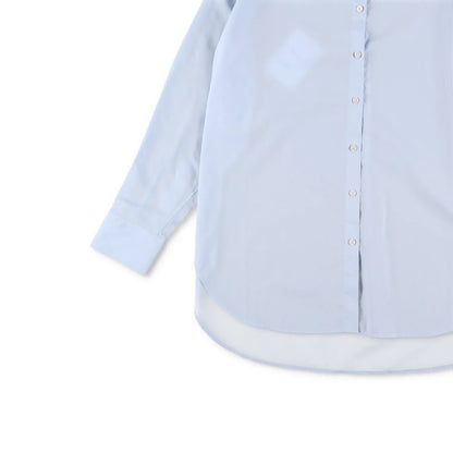 ACNE STUDIOS Womens Shirt Button-Up Collared Long Sleeve Blue Cotton 38 RRP 325 — View 3
