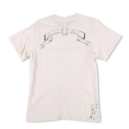 Raquel Allegra Mens T-Shirt Ivory Logo Animal Print Short Sleeve Crew 2 RRP 250 — View 8