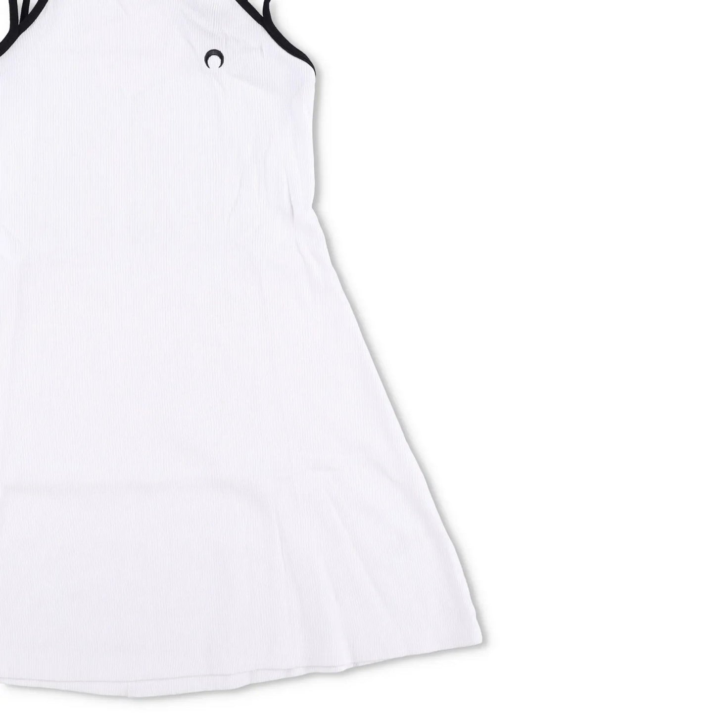 MARINE SERRE Womens Organic Cotton Tennis Court Dress White Mini Size M RRP 185 — View 4
