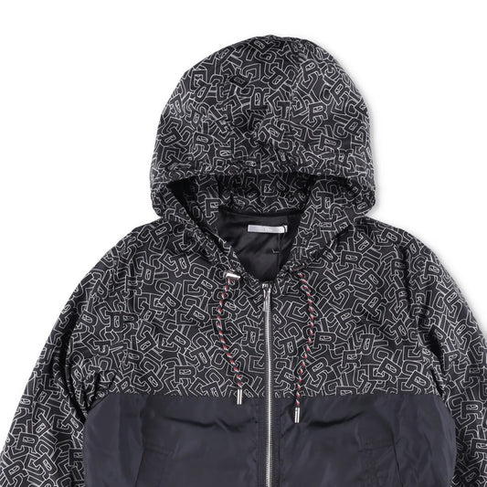 DIOR HOMME Mens Jackets AO Logo Hooded Zipped Black Two Tone Size 46 RRP 1450 — View 2