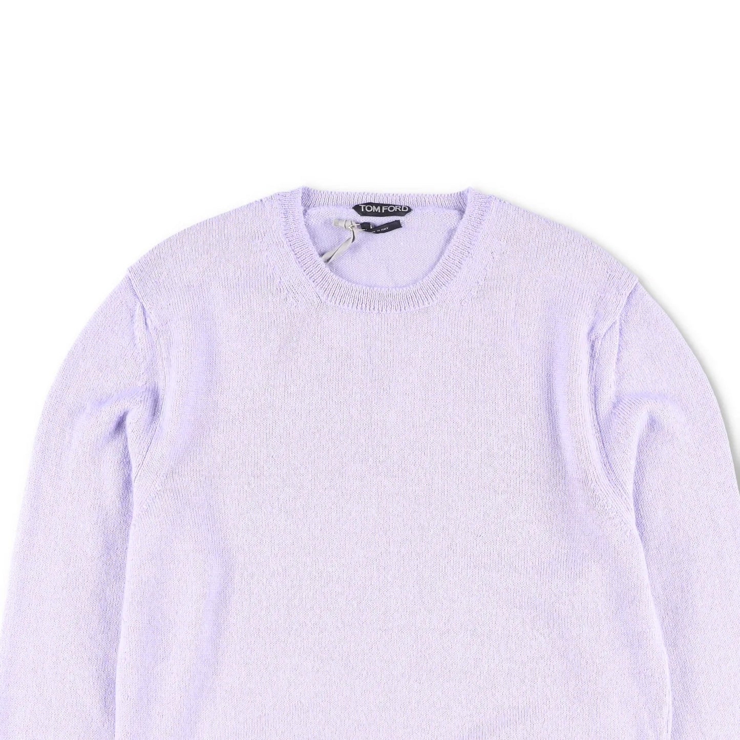TOM FORD Mens Jumper Alpaca Silk Blend Purple Crew Neck Pullover Size 50 RRP1250 — View 2