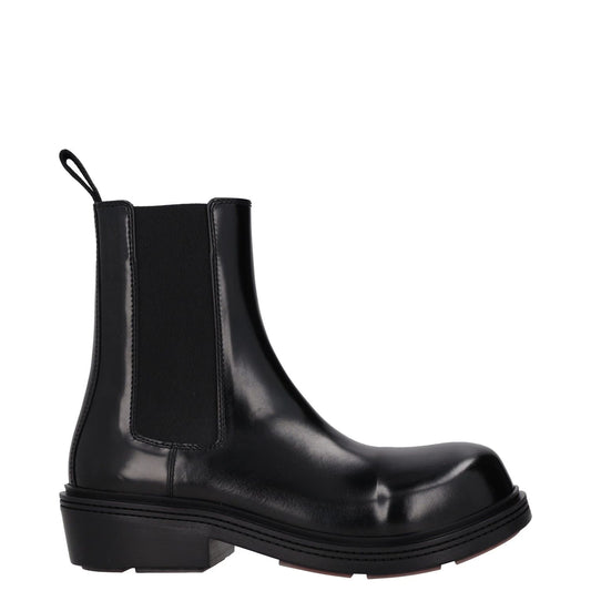 BOTTEGA VENETA Womens Chelsea Ankle Boot Vinyl Leather Black UK 8 RRP 1445