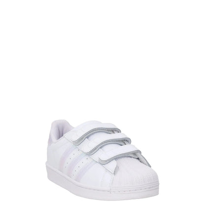 ADIDAS Girls Superstar Sneaker Leather Low Top White Trainers EU 34 RRP 55 — View 2