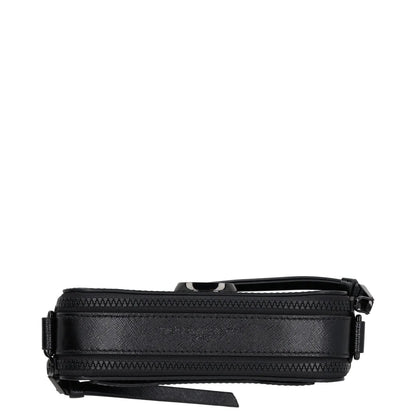 MARC JACOBS Womens Crossbody Handbag Black Leather Zip Closure M RRP 350 — View 7