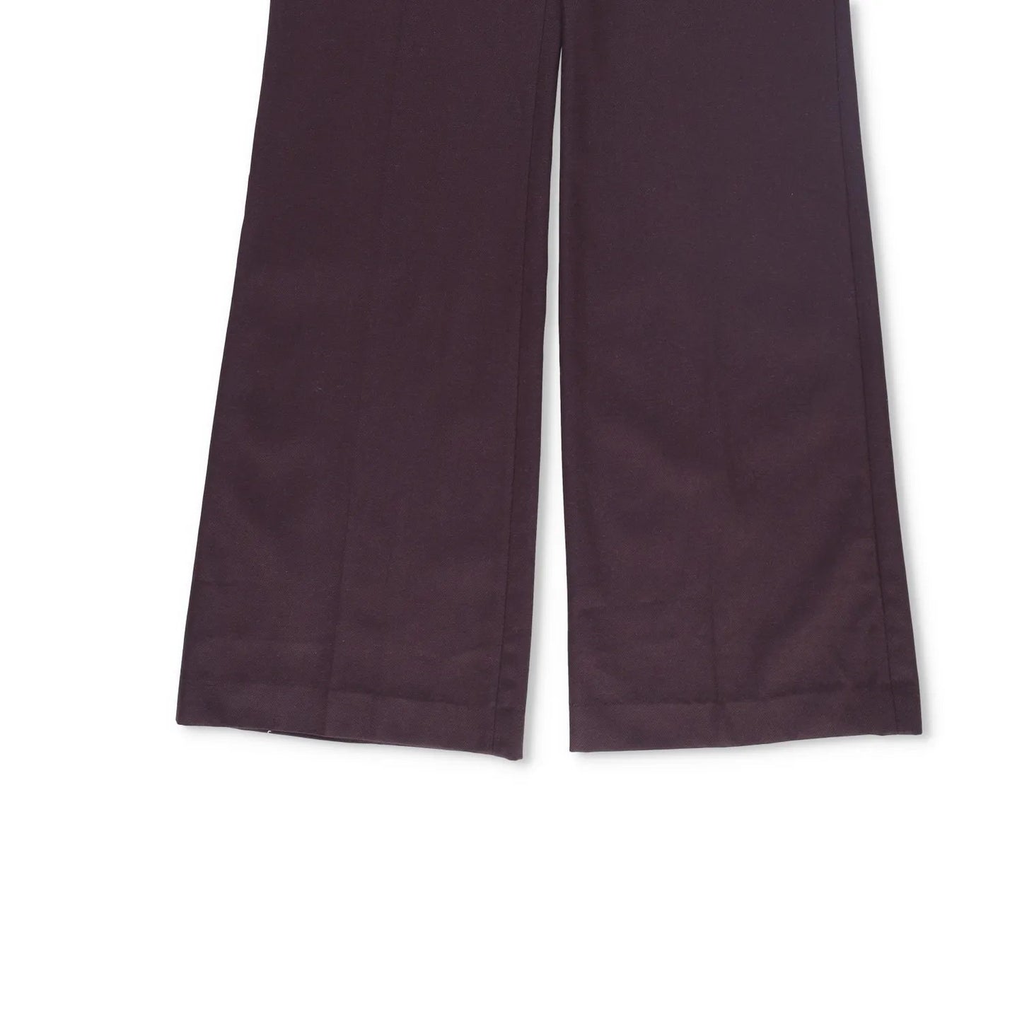FRANKIE SHOP Womens Lyra Flared Pants Purple Flat Front Zipped Size M RRP 212.1 — View 4