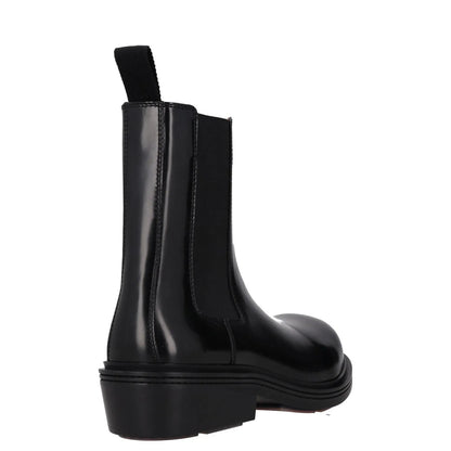BOTTEGA VENETA Womens Chelsea Ankle Boot Vinyl Leather Black UK 2 RRP 1445 — View 6