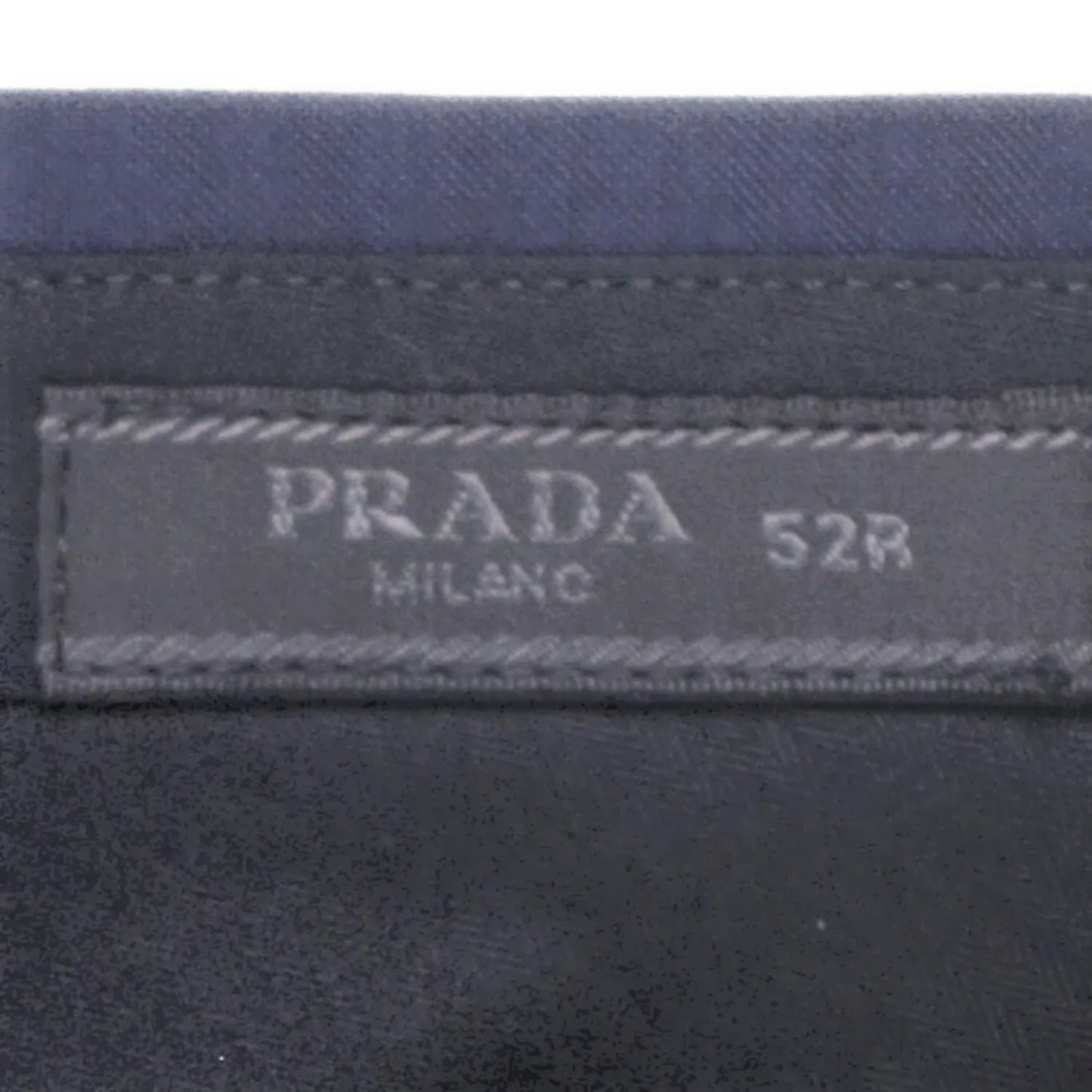 PRADA Mens Dress Pants Trousers Blue Pleated Straight Leg Size 52 R RRP 400 — View 8