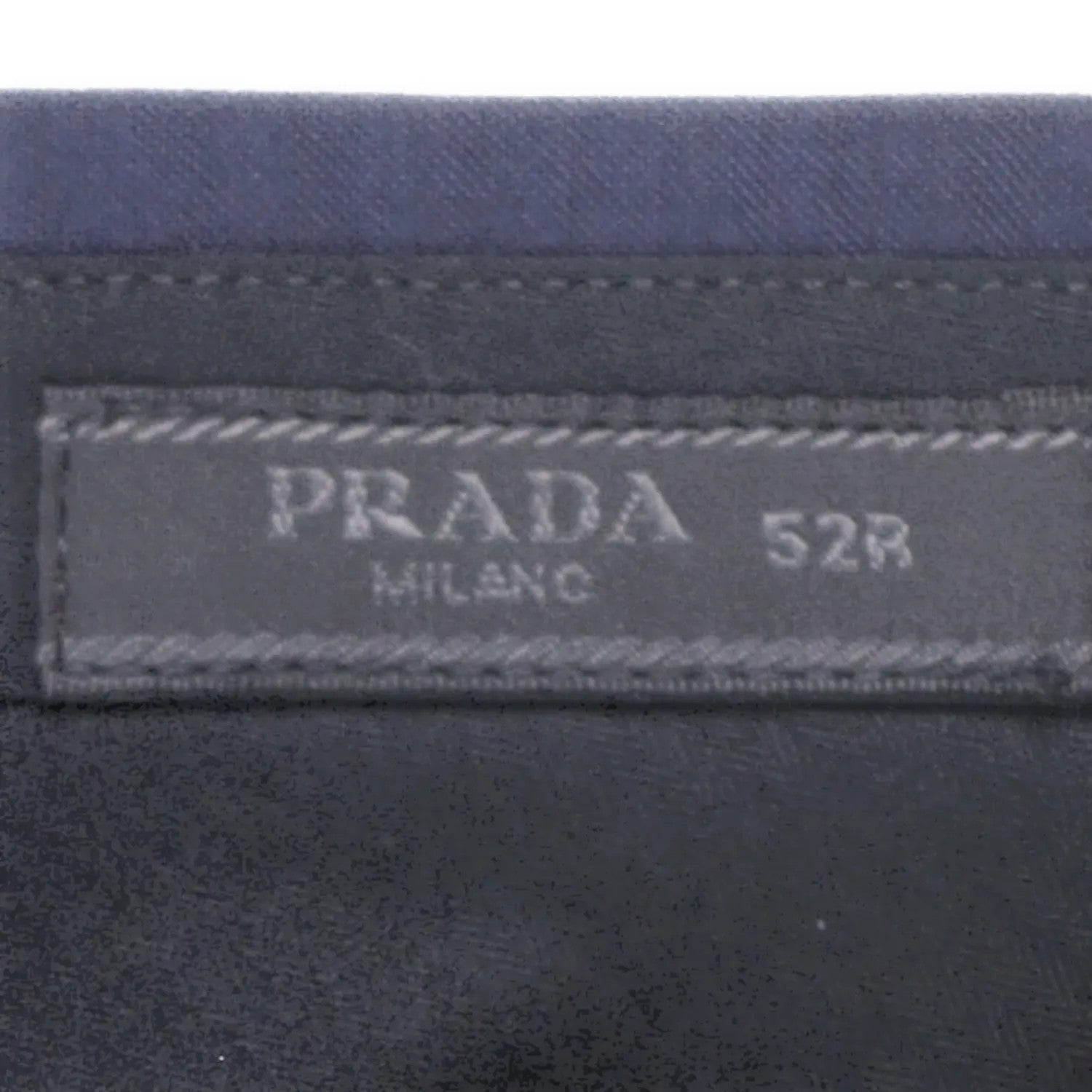 PRADA Mens Dress Pants Trousers Blue Pleated Straight Leg Size 52 R RRP 400 — View 8