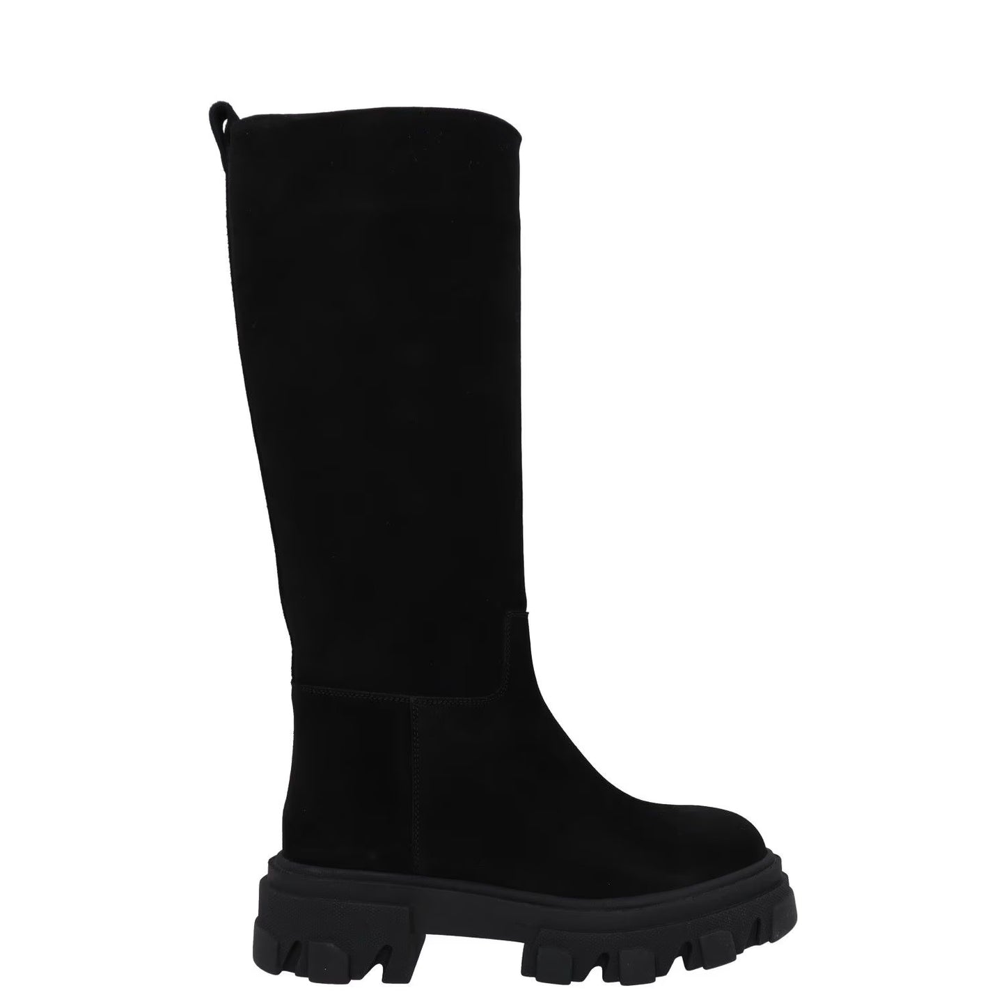 GIABORGHINI x Pernille Teisbaek Womens Boots Black Leather Knee High UK2 RRP 375